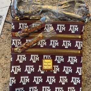 Dooney & Bourke Texas A&M Maroon Messenger Bag